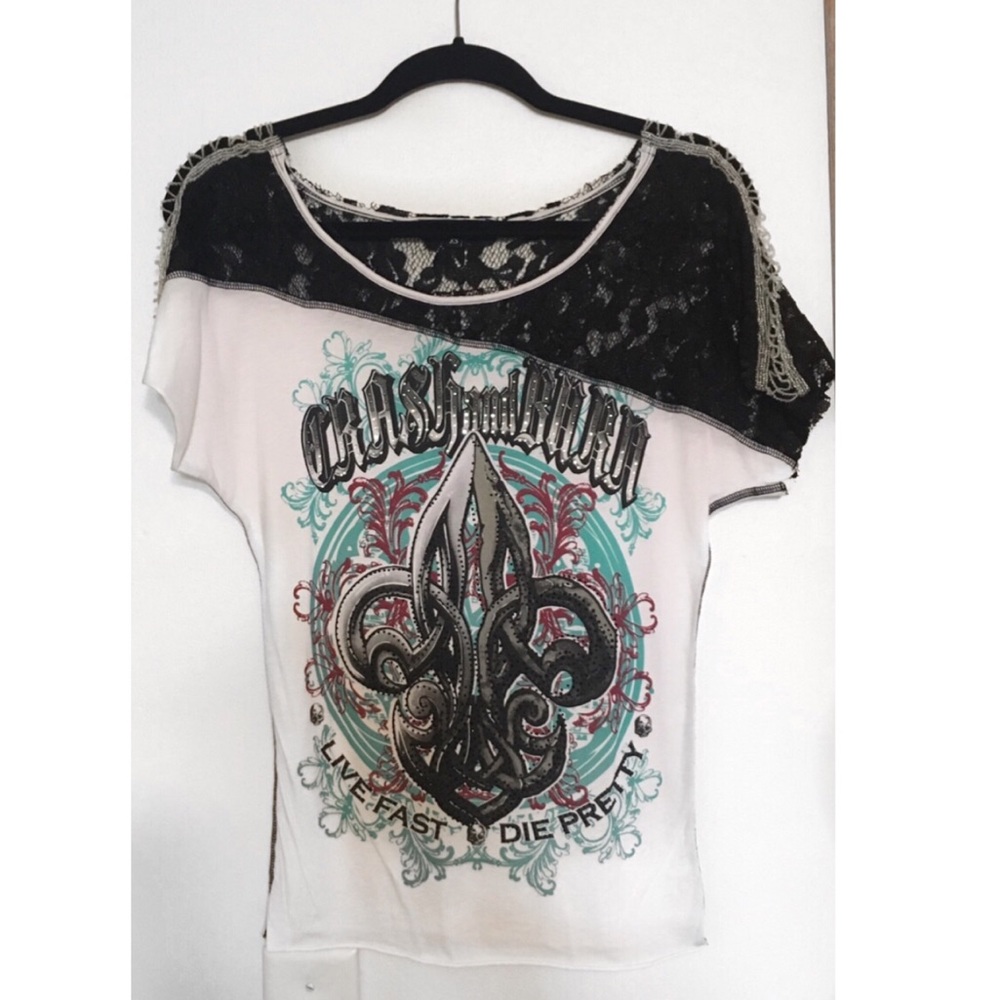 Crash and Burn Graphic T-Shirt